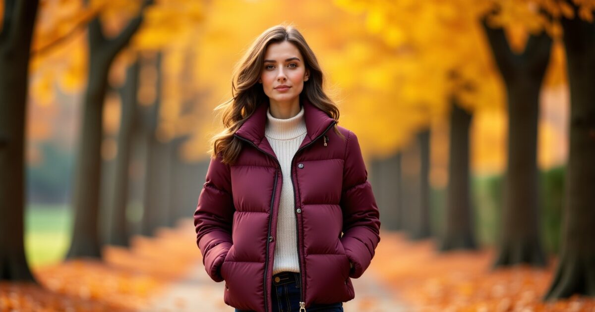 Style automnal élégant : comment marier doudoune, jean, bottines et maille avec panache