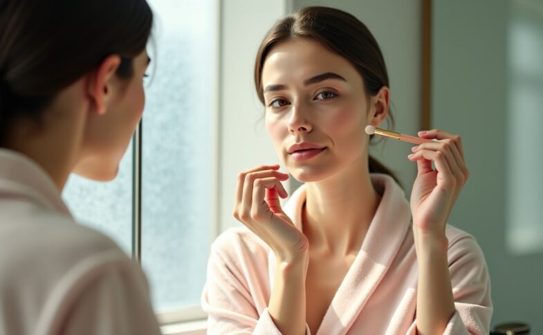 Maquillage : astuces efficaces pour camoufler un bouton rouge sur le nez