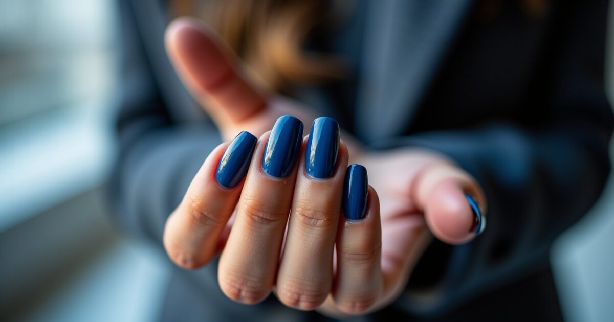 Inspirations d’ongles bleu pour sublimer vos fêtes de Noël