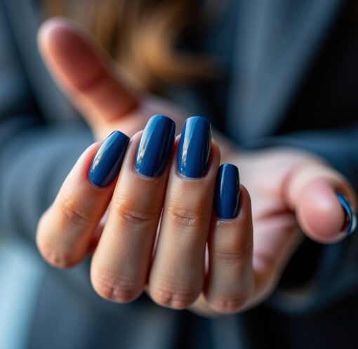 Inspirations d’ongles bleu pour sublimer vos fêtes de Noël