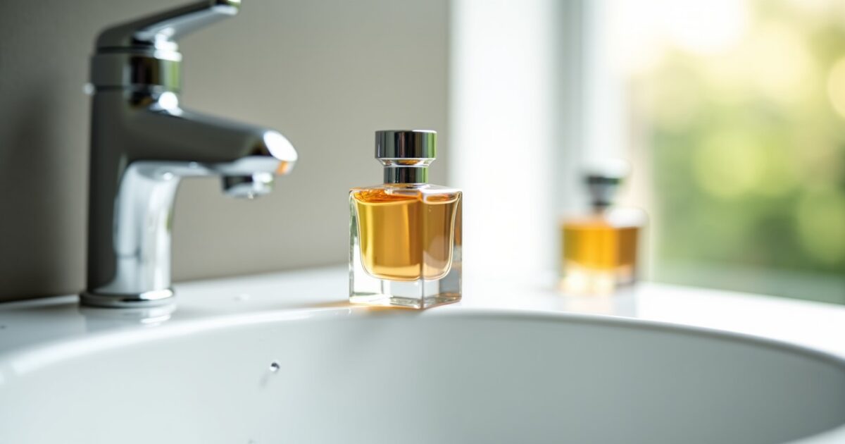 Est-il sûr de verser du parfum dans l'évier ?