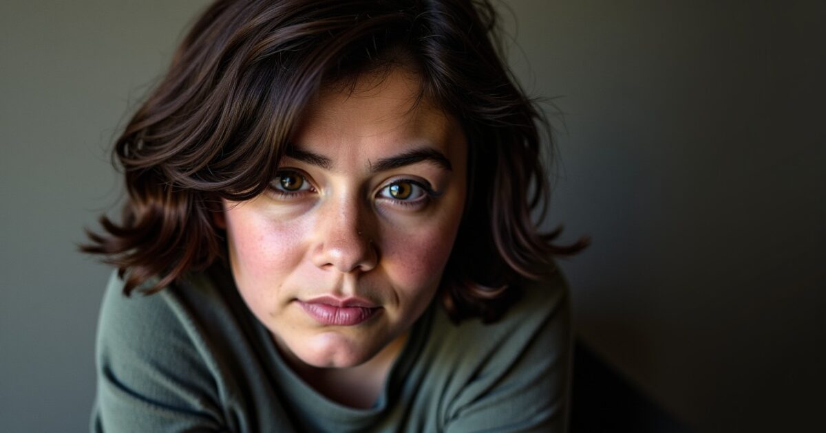 Pourquoi cet étrange regard fixe sans un seul sourire ?