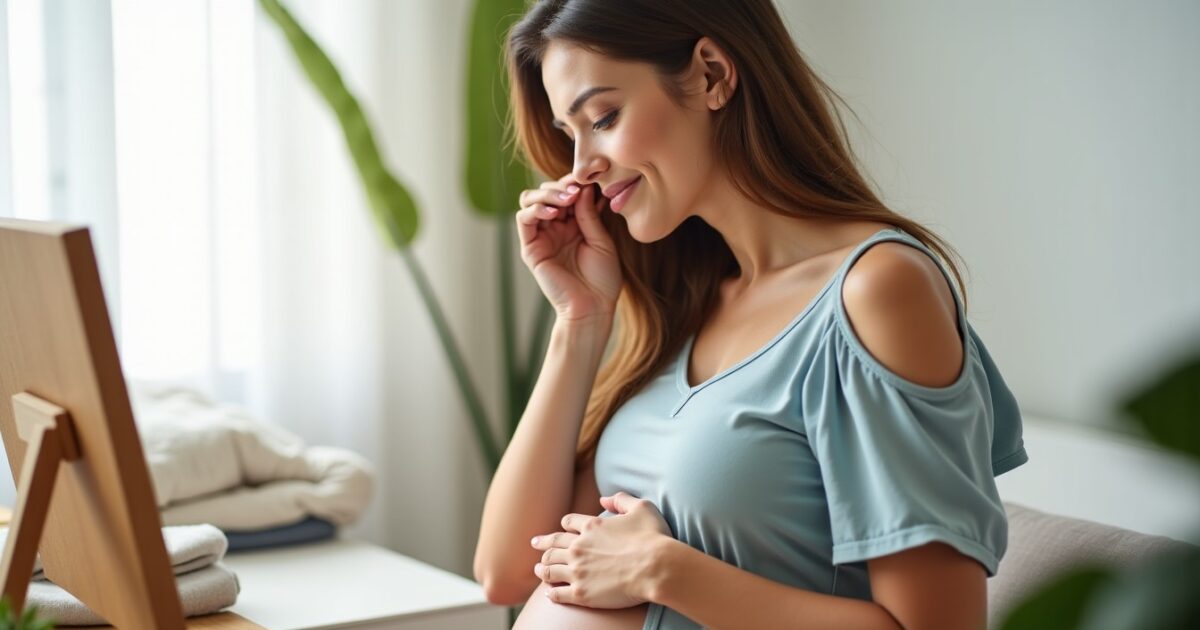 Être radieuse pendant la grossesse : astuces maquillage et bien-être maternel