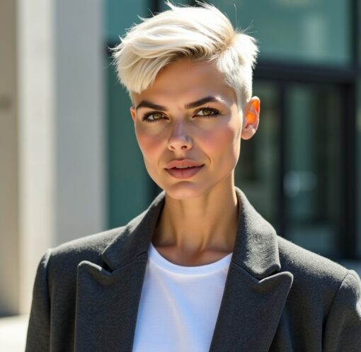 Coupe ultra courte au rasoir pour femme : Inspirations et conseils mode 2025