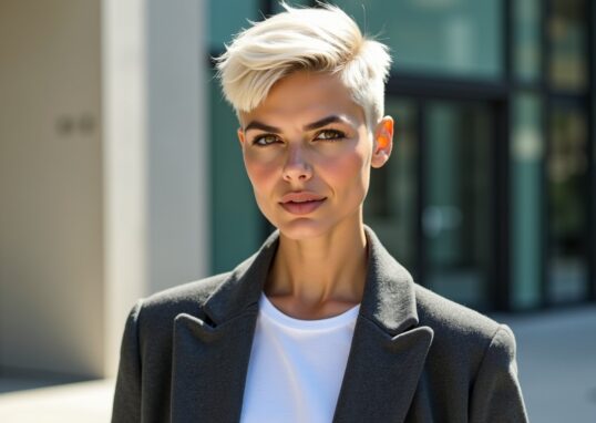 Coupe ultra courte au rasoir pour femme : Inspirations et conseils mode 2025