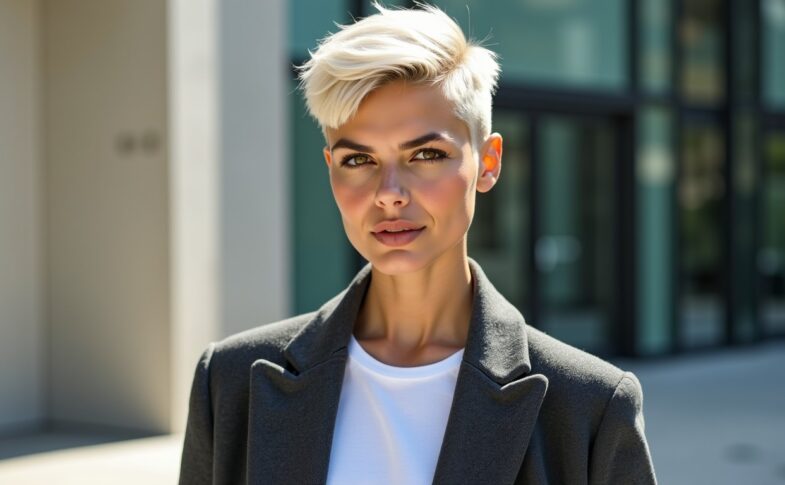 Coupe ultra courte au rasoir pour femme : Inspirations et conseils mode 2025