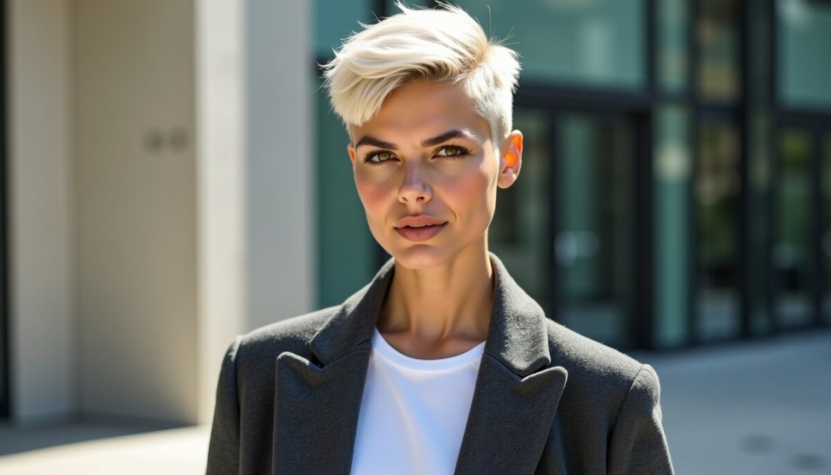 Coupe ultra courte au rasoir pour femme : Inspirations et conseils mode 2025