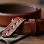 Reconnaître une ceinture en cuir de qualité : grain, couture et boucle
