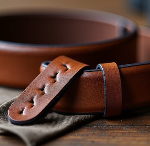 Reconnaître une ceinture en cuir de qualité : grain, couture et boucle