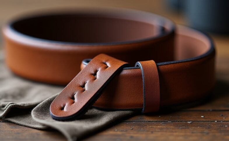 Reconnaître une ceinture en cuir de qualité : grain, couture et boucle